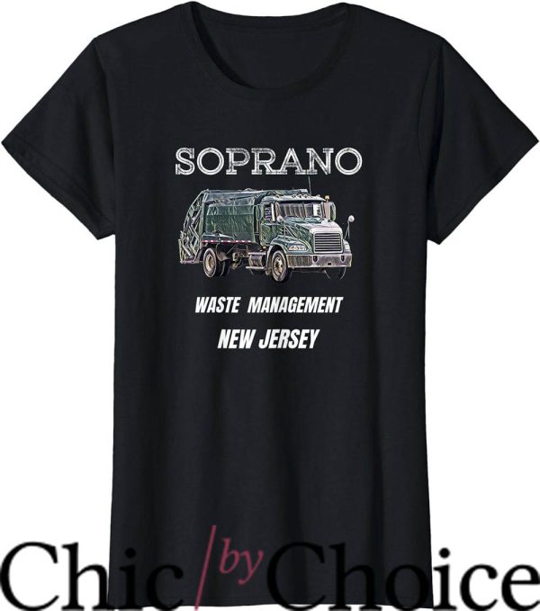 Tony Soprano T-Shirt Soprano Garbage Truck Waste Movie