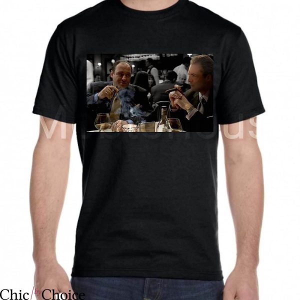 Tony Soprano T-Shirt They Are Talking N Smoking Movie