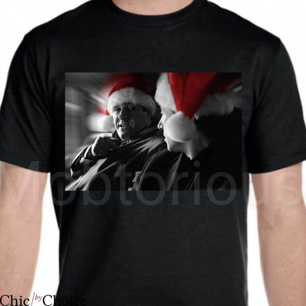 Tony Soprano T-Shirt Tony Soprano N Furio Santa Hat Movie