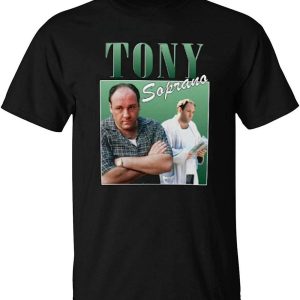 Tony Soprano T-Shirt Tony Soprano Retro Design T-Shirt Movie