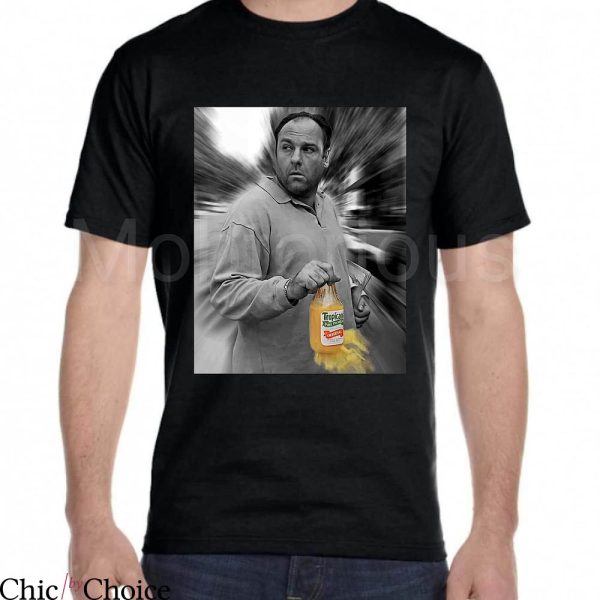 Tony Soprano T-Shirt Tony Soprano Spilling Pulp Shirt Movie