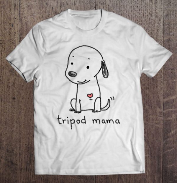 Tripod Dog, Dog Mom, Cute Cartoon Dog, Three Legged Dog