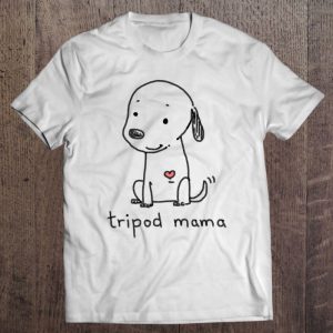 Tripod Dog, Dog Mom, Cute Cartoon Dog, Three Legged Dog Pullover