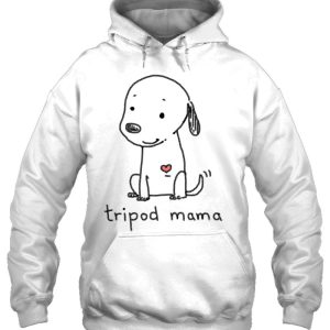 Tripod Dog Dog Mom Cute Cartoon Dog Three Legged Dog Pullover 3