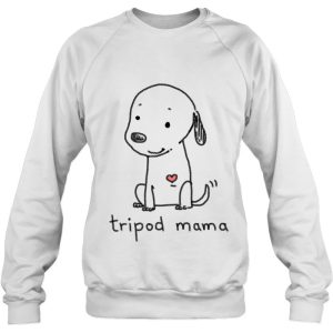 Tripod Dog Dog Mom Cute Cartoon Dog Three Legged Dog Pullover 4