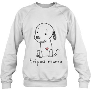 Tripod Dog Dog Mom Cute Cartoon Dog Three Legged Dog Raglan Baseball 4