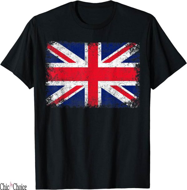 Union Jack T-Shirt Flag United Kingdom Great Britian England