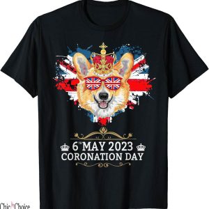 Union Jack T-Shirt Kings Coronation Corgi