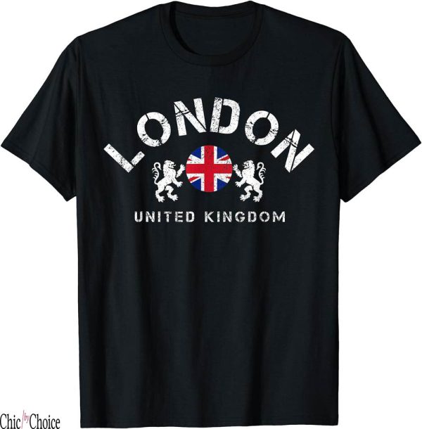 Union Jack T-Shirt London Kingdom England Souvenir Gift