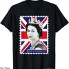 Union Jack T-Shirt Queen Elizabeth II
