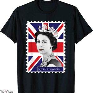 Union Jack T-Shirt Queen Elizabeth II
