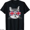 Union Jack T-Shirt UK British Flag England Sunglasses Gift