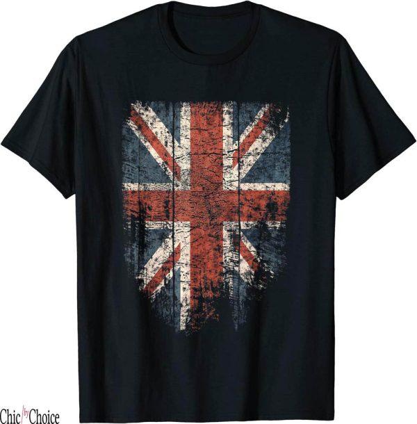 Union Jack T-Shirt UK Cool Vintage British Flag