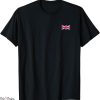 Union Jack T-Shirt UK Left Chest British Flag