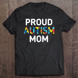Unique Proud Autism Mom Colored Puzzle Pieces Awareness 1