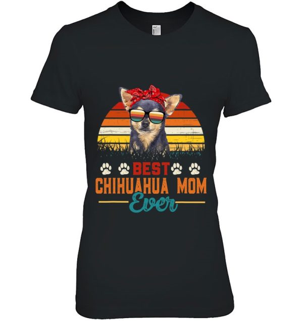 Vintage Best Chihuahua Mom Ever Chihuahua Mama Mothers Day