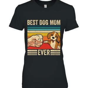 Vintage Best Dog Mom Ever Bump Fit Beagle Mom Mothers Day