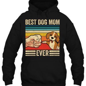 Vintage Best Dog Mom Ever Bump Fit Beagle Mom Mothers Day 3
