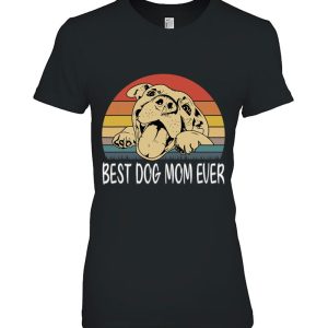 Vintage Best Dog Mom Ever Happy Mothers Day Funny Dog Lovers