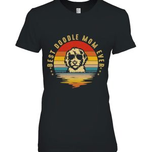 Vintage Best Doodle Mom Ever Sunset For Mother’s Day