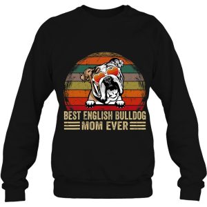 Vintage Best English Bulldog Mom Ever Funny Dog Mom Lover 4