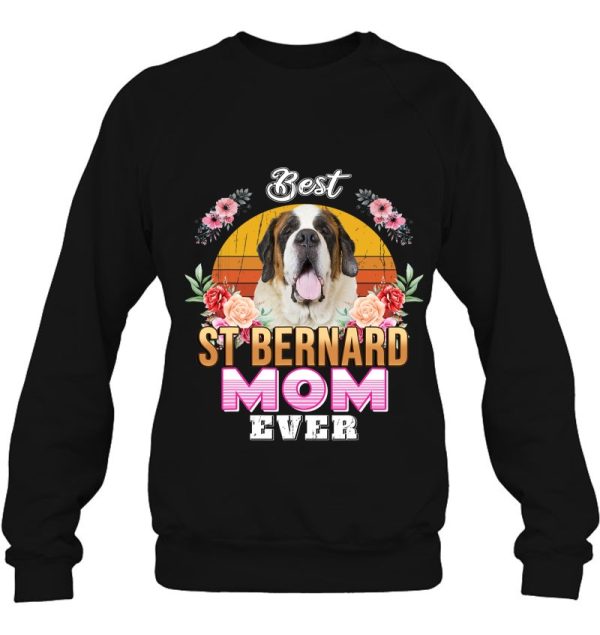 Vintage Best St Bernard Mom Ever Mothers Day For Dog Mom
