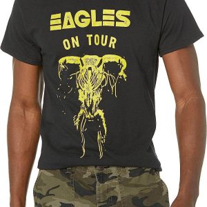 Vintage Eagles Band T-Shirt Eagles On Tour Skull