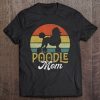 Vintage Poodle Mama Shirt Women Mother’s Day Dog Mom