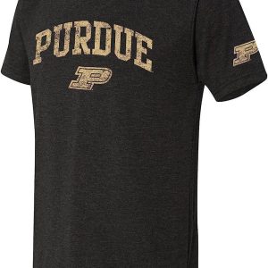 Vintage Purdue T-Shirt NCAA Distressed Arch Trending