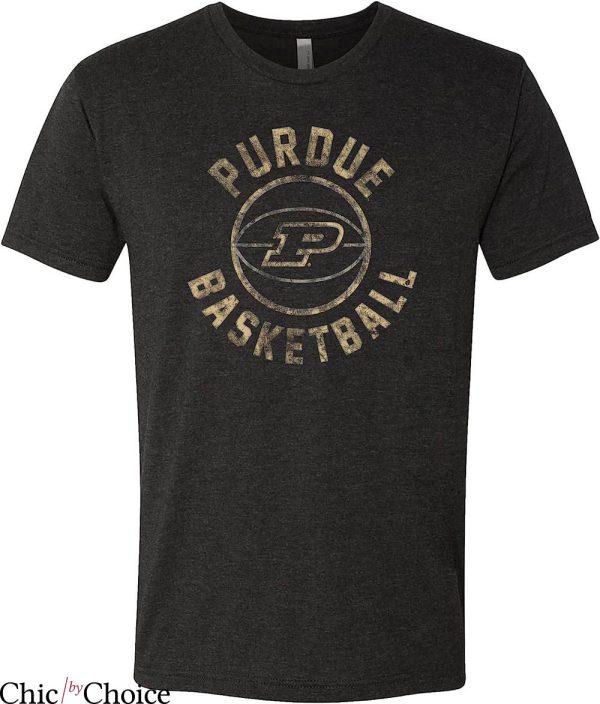 Vintage Purdue T-Shirt Team Color Triblend T Shirt Trending