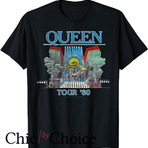 Vintage Queen T Shirt Official Tour 80