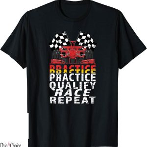 Vintage Race Car T-Shirt Open Wheel Formula Practice Qualify
