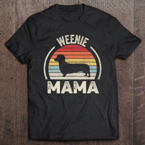 Vintage Retro Weenie Mama Funny Dachshund Lover Weiner Dog Vintage Retro Weenie Mama Funny Dachshund Lover Weiner Dog