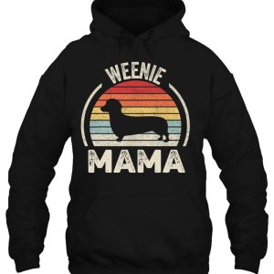 Vintage Retro Weenie Mama Funny Dachshund Lover Weiner Dog 3
