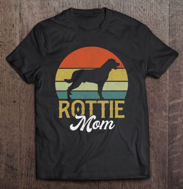 Vintage Rottweiler Rottie Mama Shirt, Mother’s Day Dog Mom