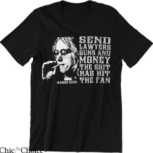 Warren Zevon T-Shirt He Is Smoking T-Shirt Music