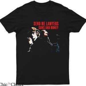 Warren Zevon T-Shirt Warren Send Me Lawyers Gun And Money