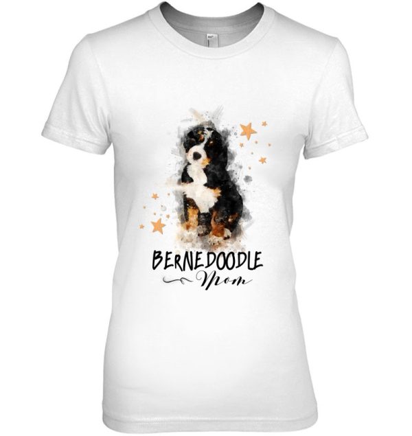 Watercolor Bernedoodle Mom Doodle Lover Gift