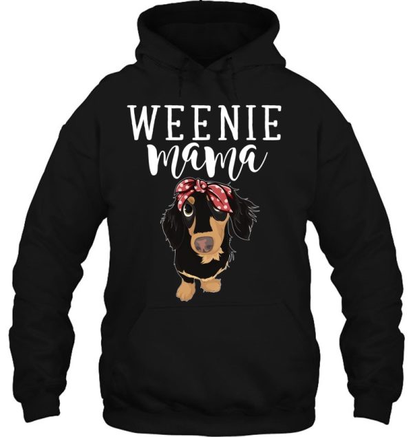 Weenie Mama Dog Mom Women Girls Gift Cute Dachshund