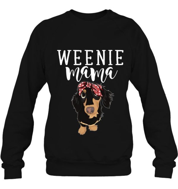 Weenie Mama Dog Mom Women Girls Gift Cute Dachshund