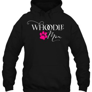 Whoodle Mom Pink Dog Paw Gift 3