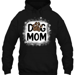 Women Bleached Dog Mom Shirts Dog Mom Paw Leopard 2 Women Bleached Dog Mom Shirts Dog Mom Paw Leopard 3