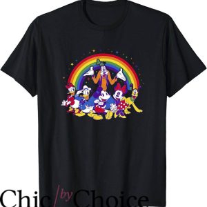 Women Pride T-Shirt Disney Mickey Friends Group
