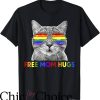 Women Pride T-Shirt Free Mom Hugs Purride Proud