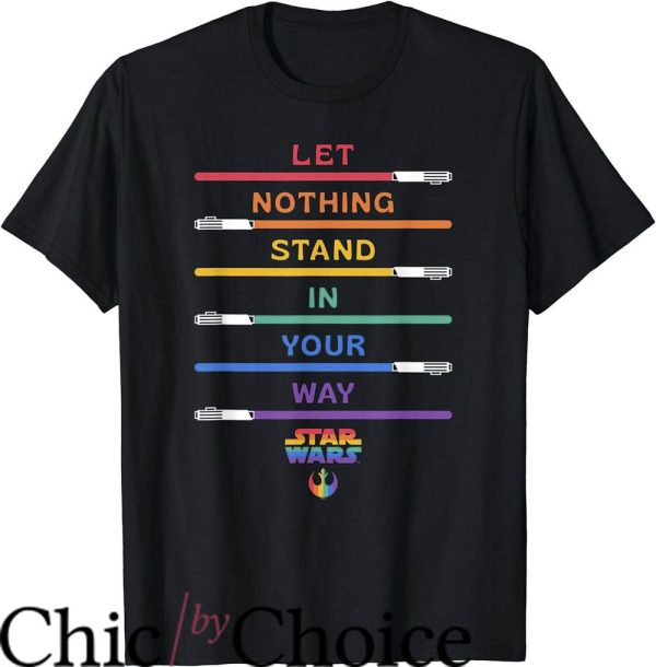 Women Pride T-Shirt Let Nothing Stand In Your Way