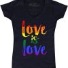 Women Pride T-Shirt Love Is Love