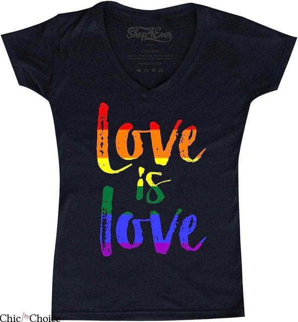 Women Pride T-Shirt Love Is Love