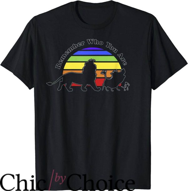 Women Pride T-Shirt The Lion King Remember Who You Are