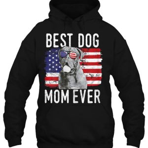Womens American Flag Best Dog Mom Ever Dogues De Bordeaux Usa 2 Womens American Flag Best Dog Mom Ever Dogues De Bordeaux Usa 3