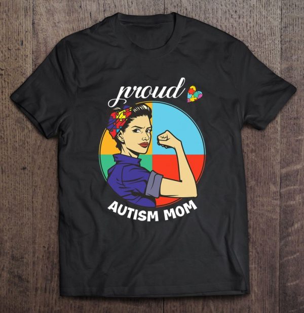 Womens Autism Awareness Month Mama Autistic Proud Autism Mom